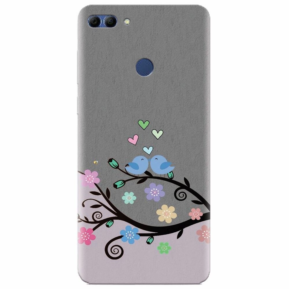 Husa silicon pentru Huawei Y9 2018, Bird Love