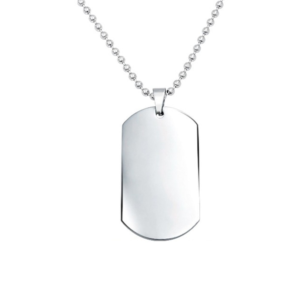Lantisor Cu Pandantiv Dog Tag Inox