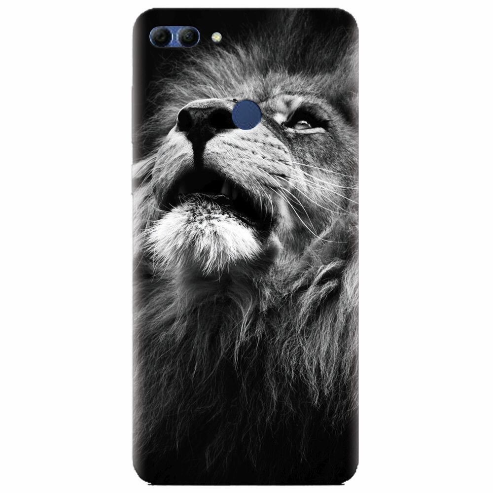 Husa silicon pentru Huawei Y9 2018, Majestic Lion Portrait