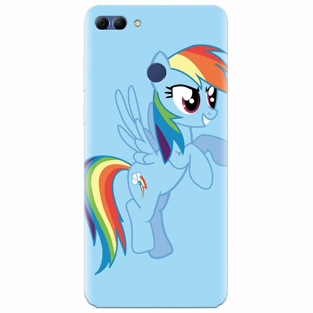 Husa silicon pentru Huawei Y9 2018, Rainbow Dash