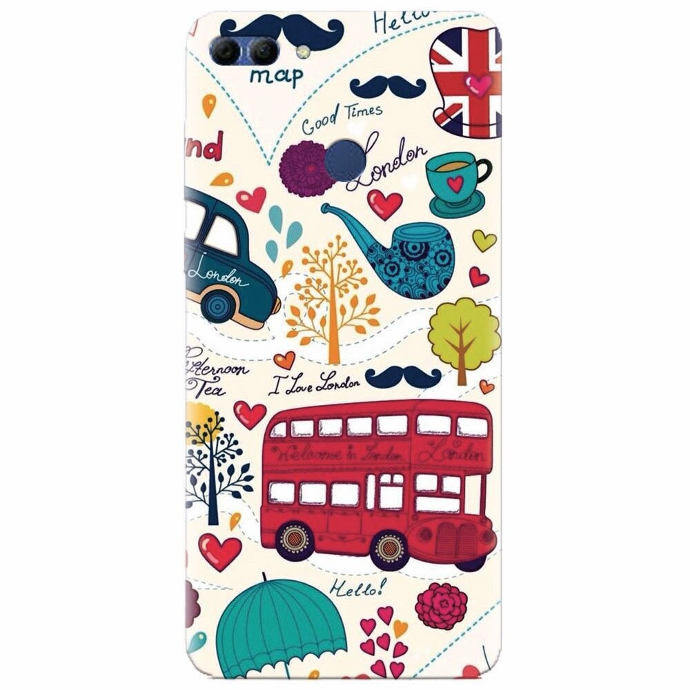 Husa silicon pentru Huawei Y9 2018, Welcome In London