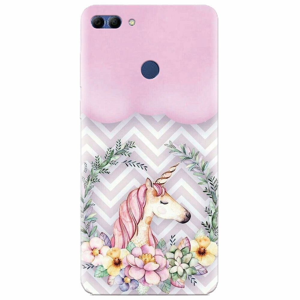 Husa silicon pentru Huawei Y9 2018, Aesthetic Unicorn