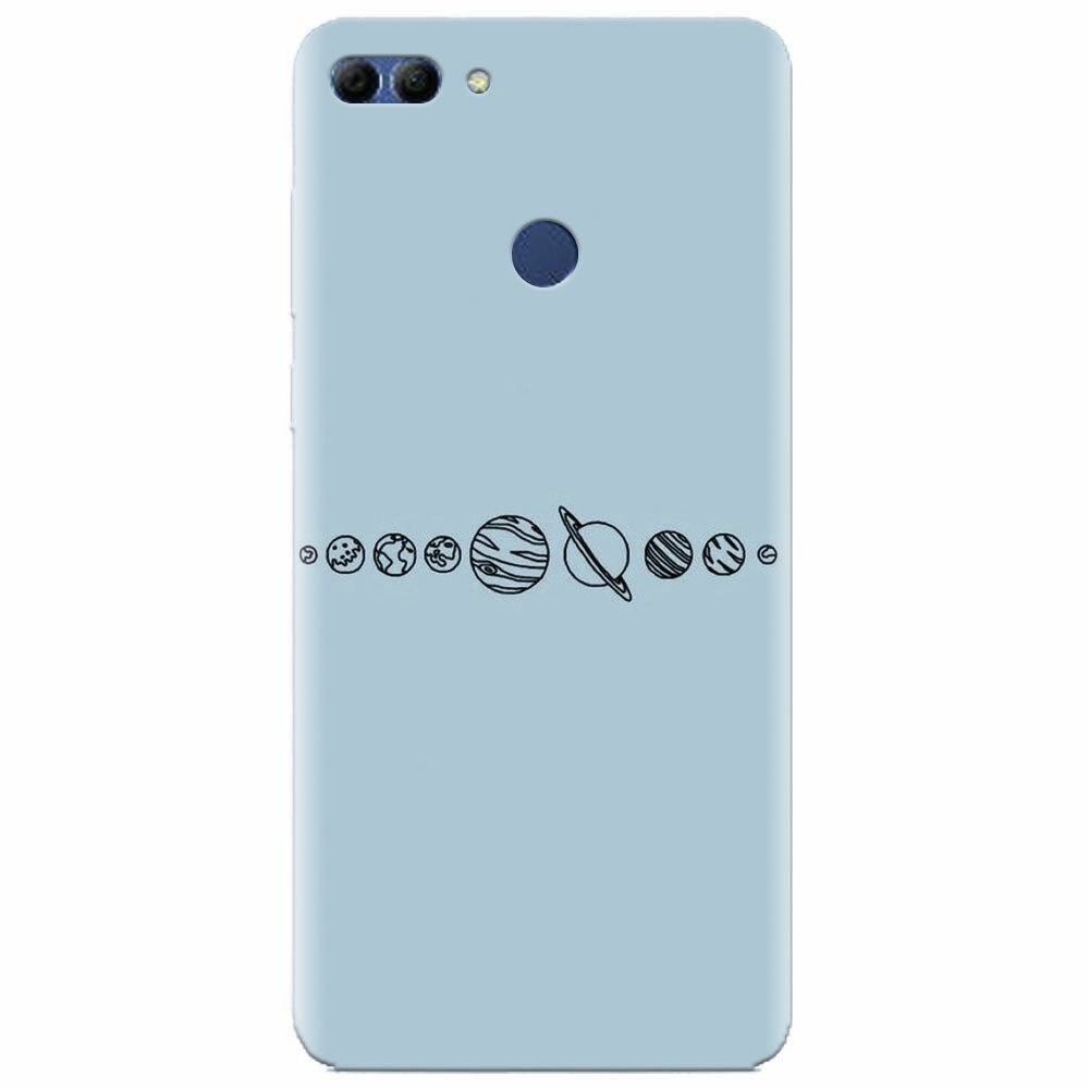 Husa silicon pentru Huawei Y9 2018, Planets