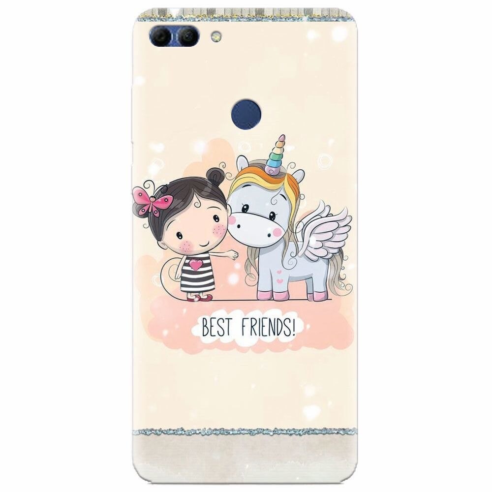 Husa silicon pentru Huawei Y9 2018, Best Friends