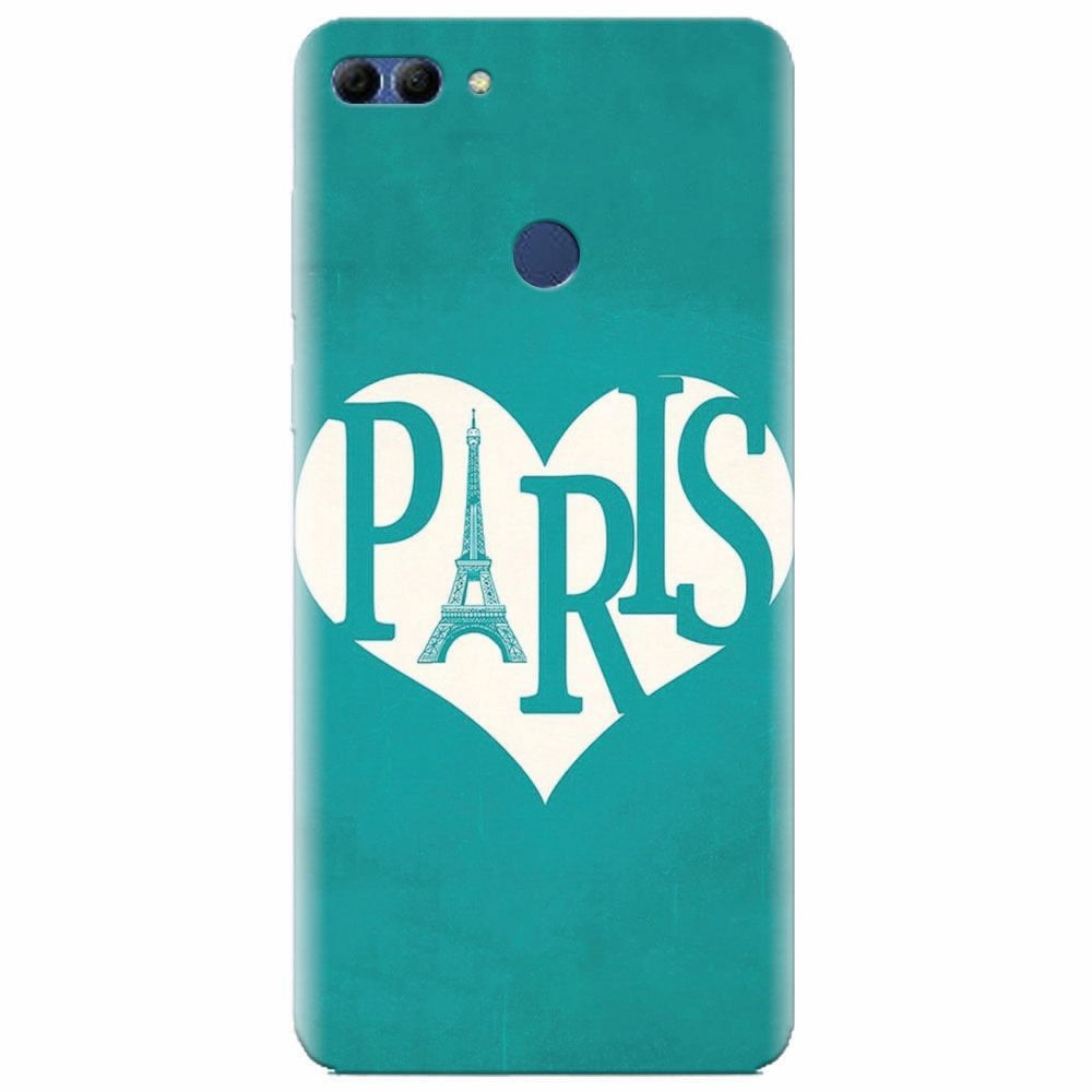 Husa silicon pentru Huawei Y9 2018, I Love Paris
