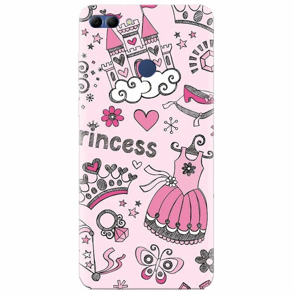 Husa silicon pentru Huawei Y9 2018, Princess