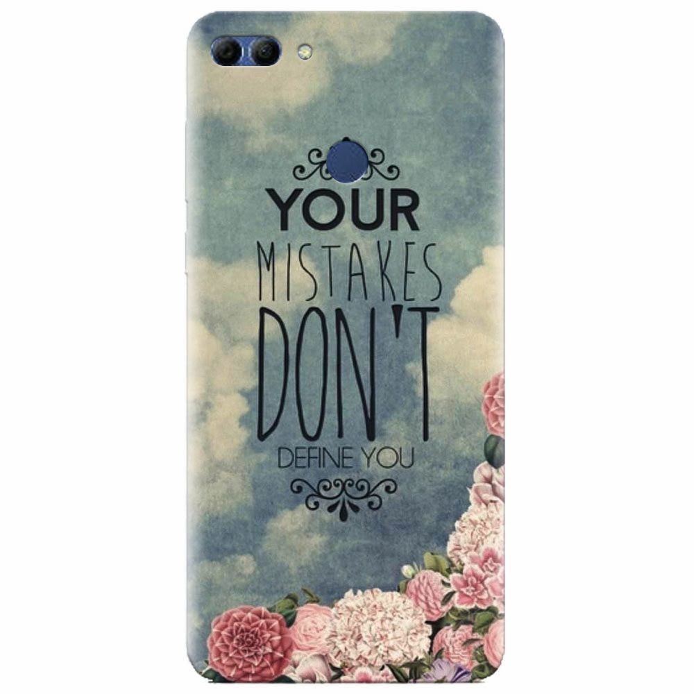 Husa silicon pentru Huawei Y9 2018, Your Mistakes Dont Define You