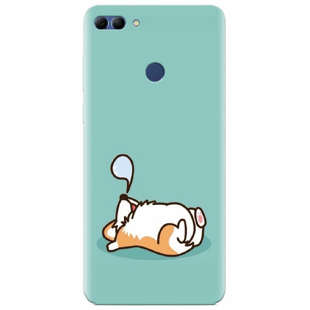 Husa silicon pentru Huawei Y9 2018, Cute Corgi