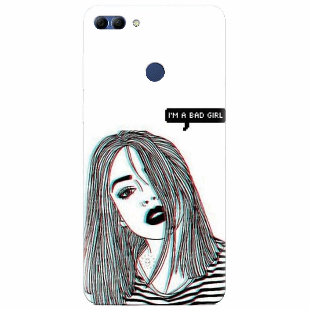 Husa silicon pentru Huawei Y9 2018, Im A Bad Girl