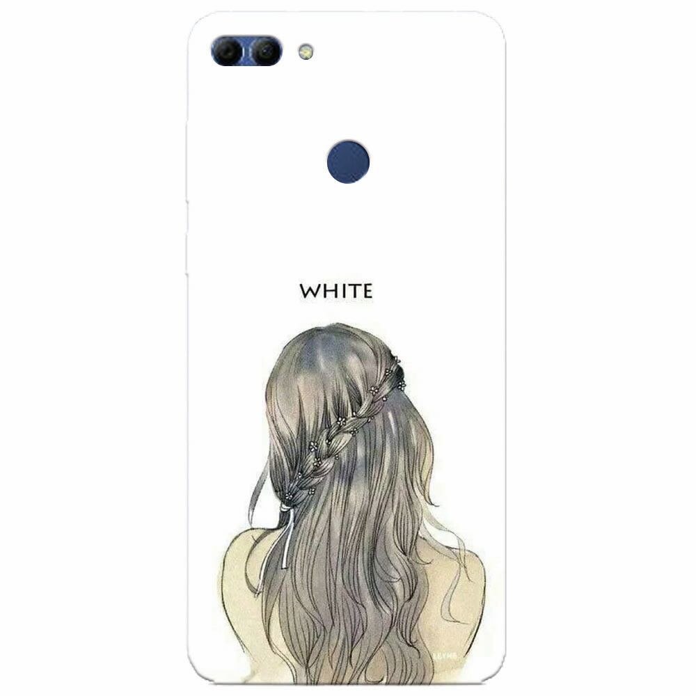 Husa silicon pentru Huawei Y9 2018, White