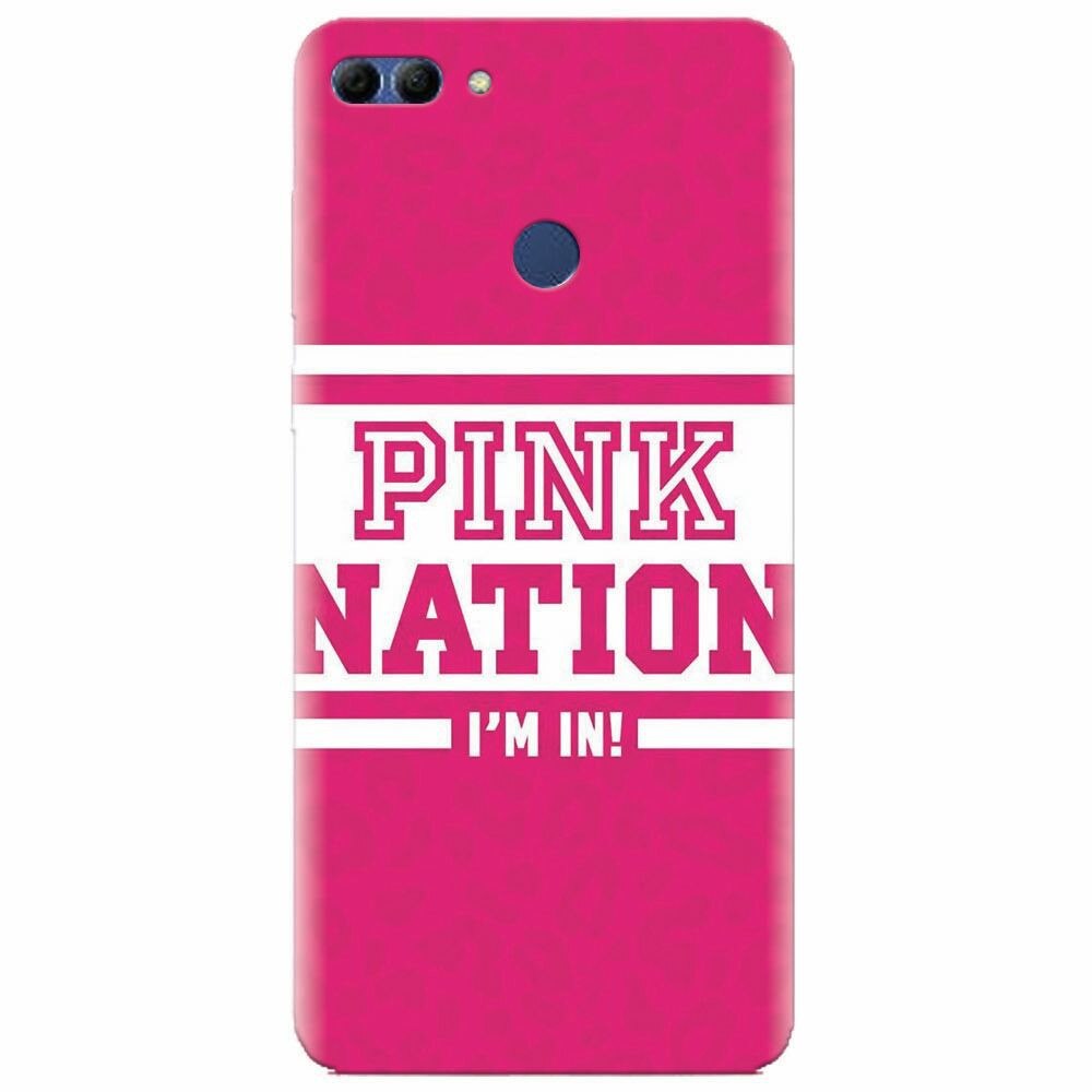 Husa silicon pentru Huawei Y9 2018, Pink Nation