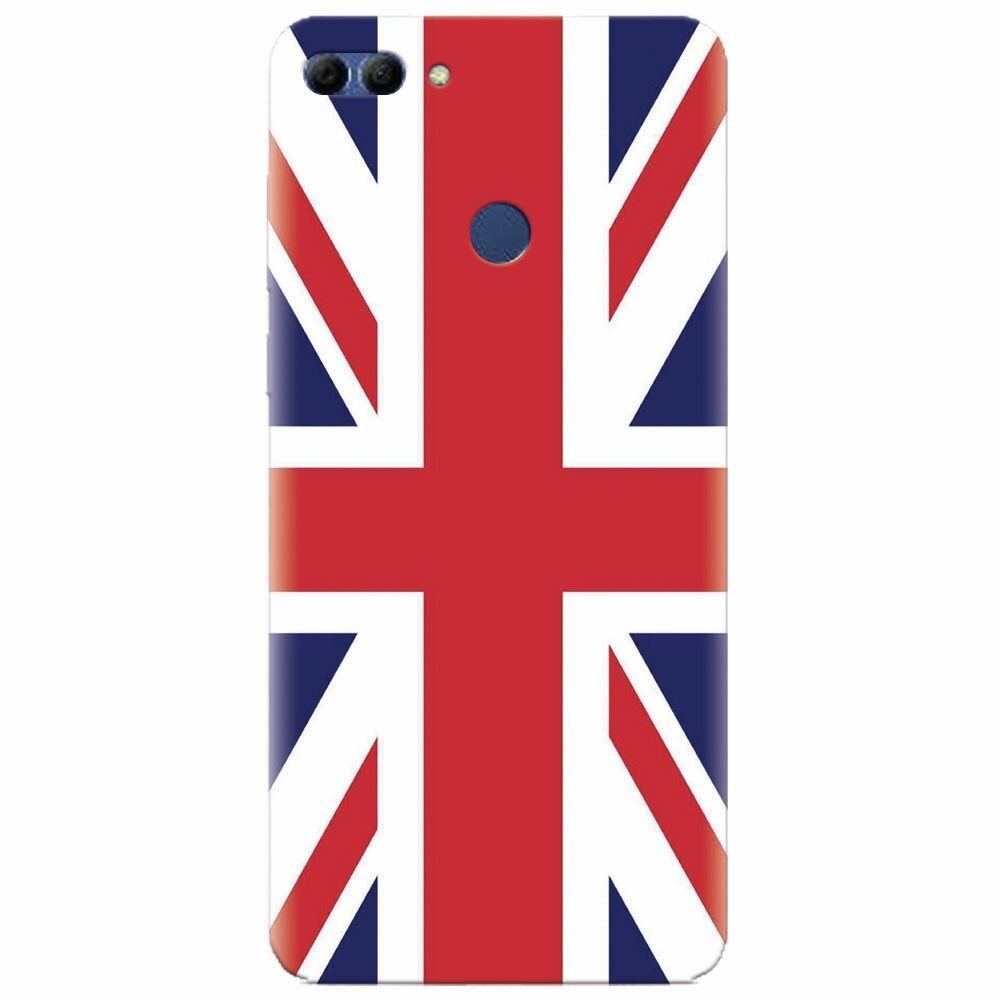 Husa silicon pentru Huawei Y9 2018, UK Flag Illustration