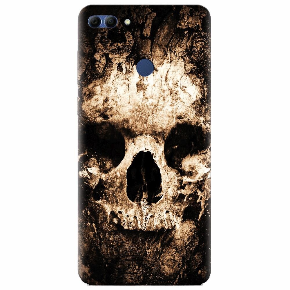 Husa silicon pentru Huawei Y9 2018, Zombie Skull