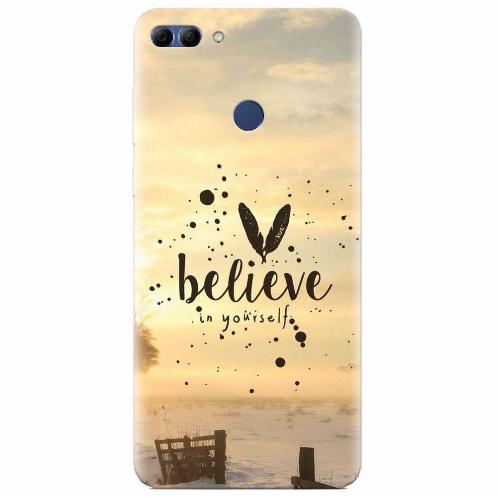 Husa silicon pentru Huawei Y9 2018, Believe In Yourself