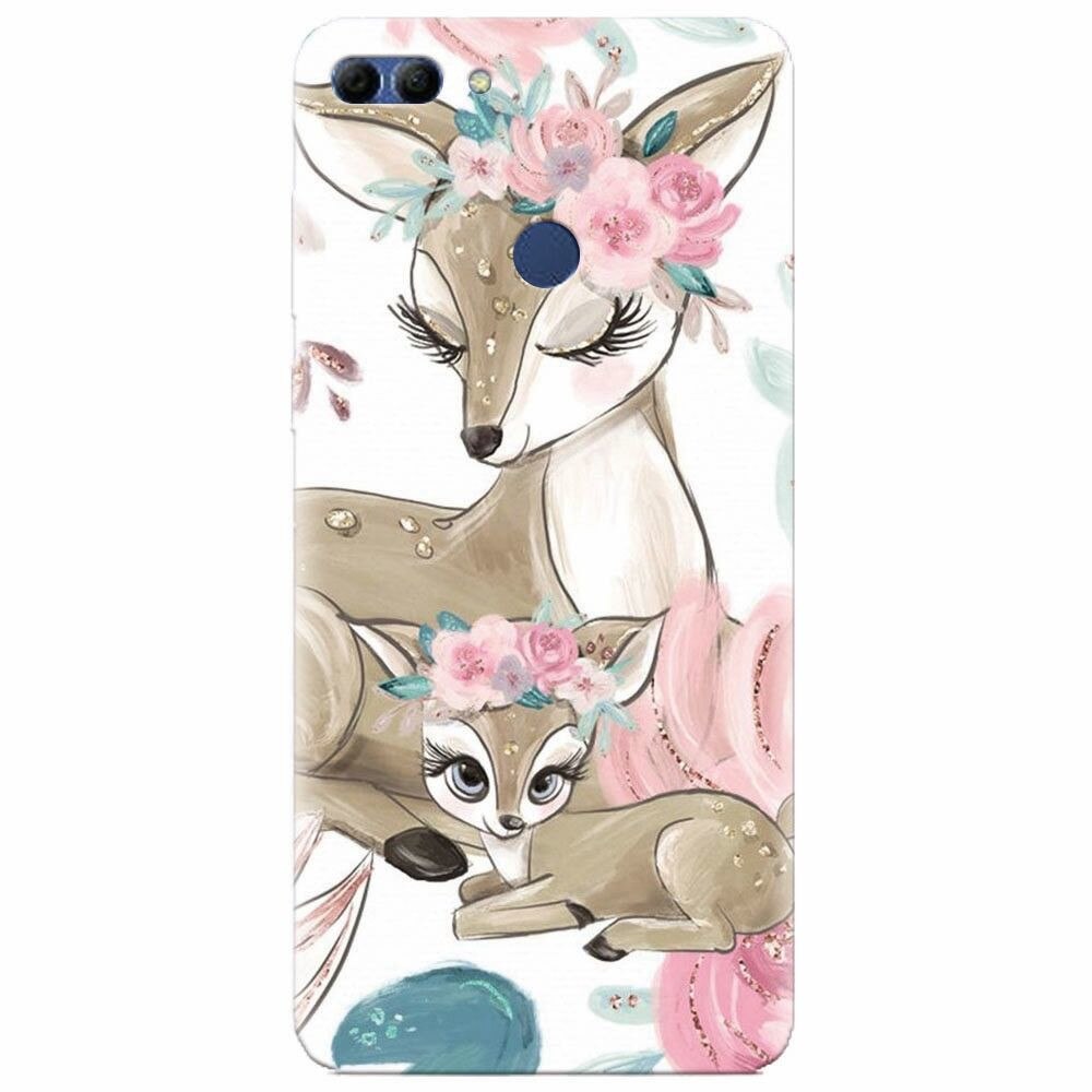 Husa silicon pentru Huawei Y9 2018, Deers