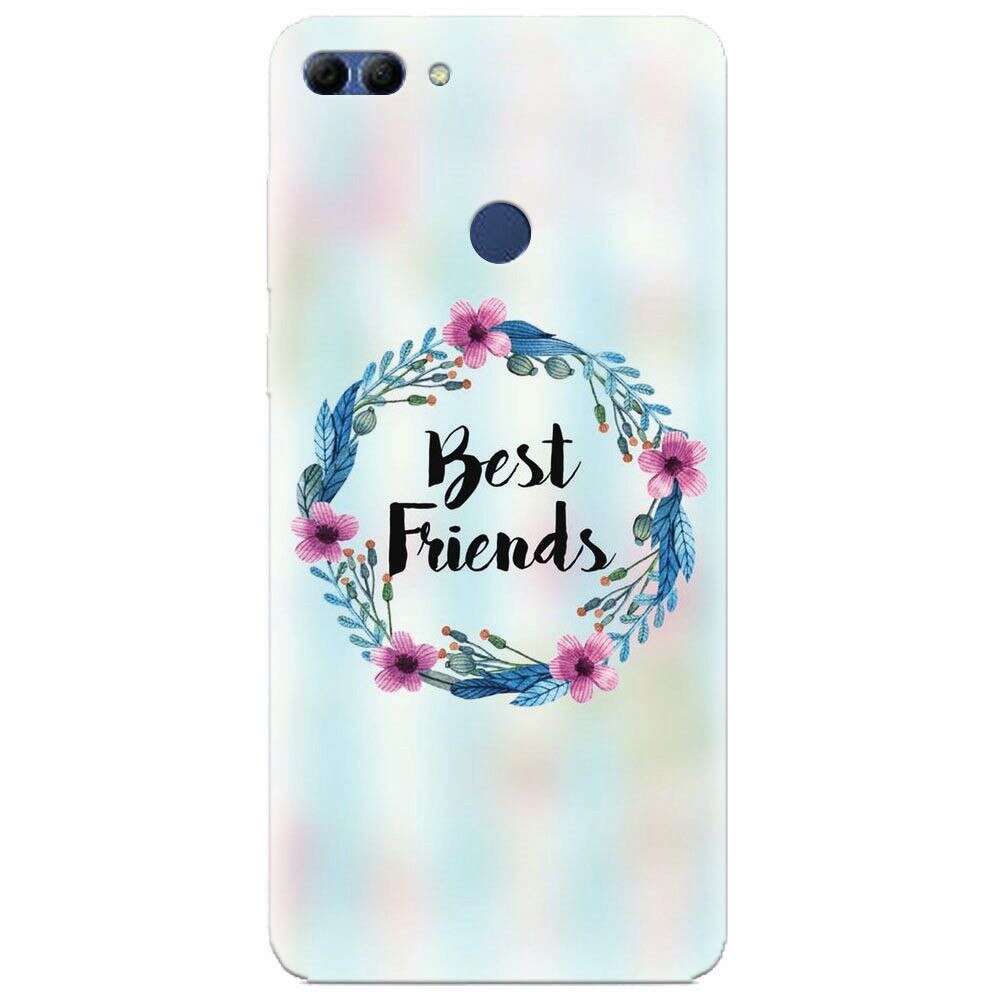 Husa silicon pentru Huawei Y9 2018, Best Friends 001