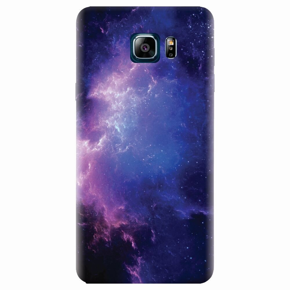 Husa silicon pentru Samsung Galaxy Note 5, Purple Space Nebula