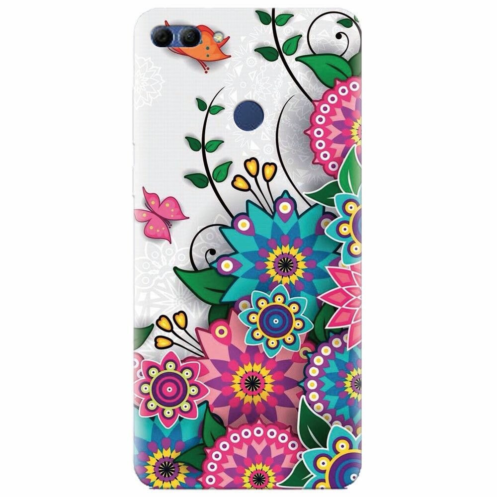 Husa silicon pentru Huawei Y9 2018, Mandala Flowers
