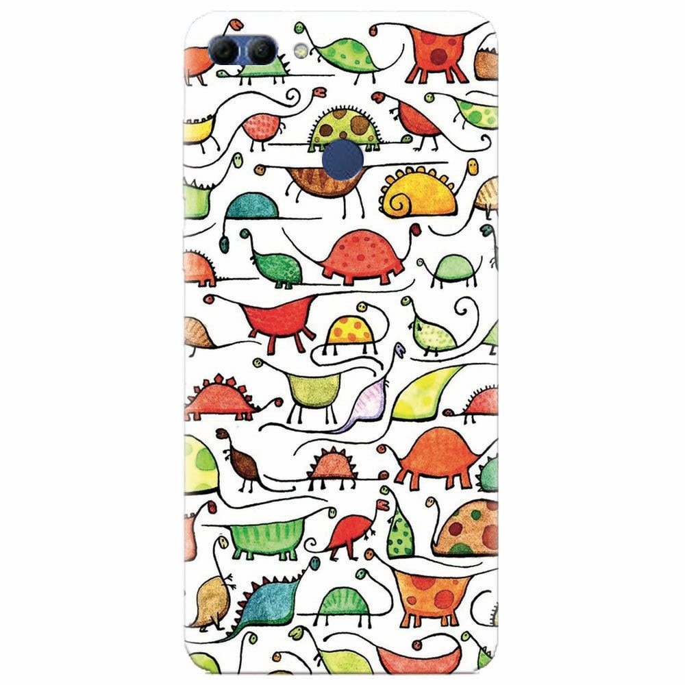 Husa silicon pentru Huawei Y9 2018, Dino