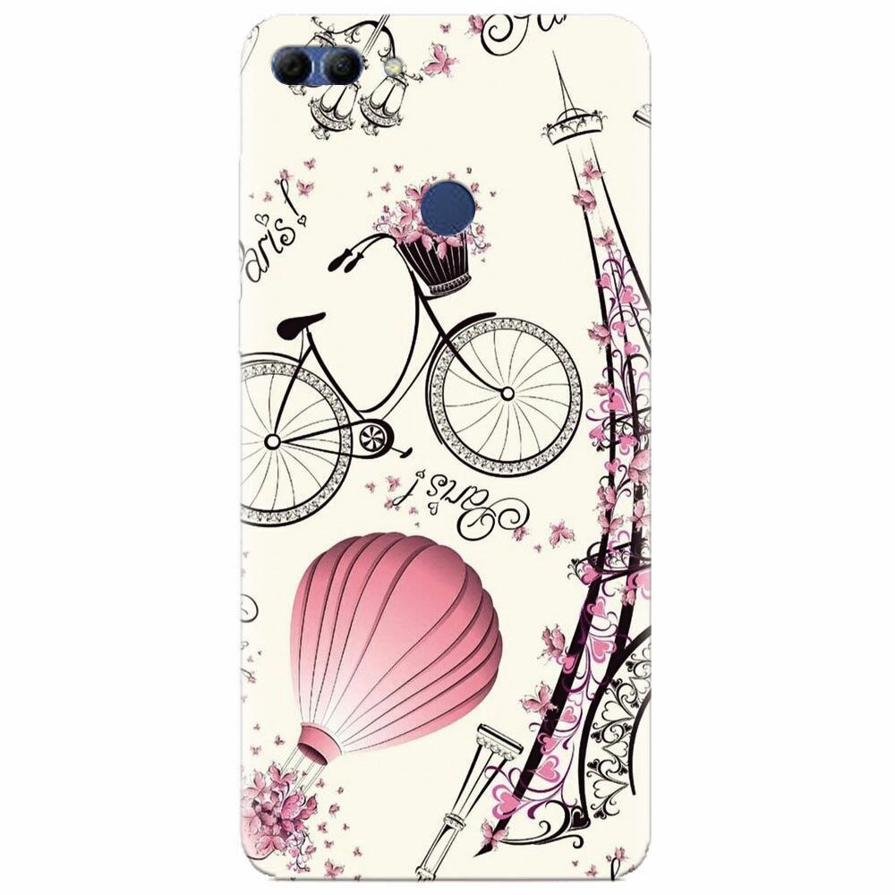 Husa silicon pentru Huawei Y9 2018, Paris