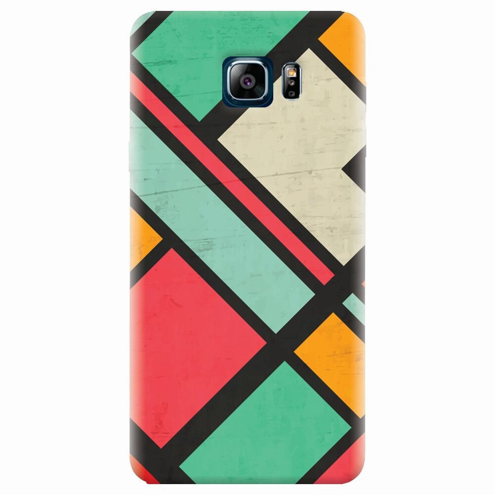 Husa silicon pentru Samsung Galaxy Note 5, Retro Grunge