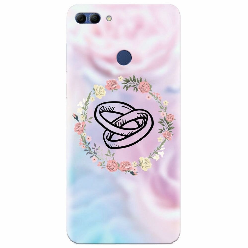 Husa silicon pentru Huawei Y9 2018, Rings