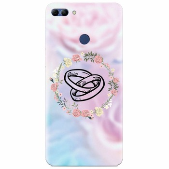 Husa silicon pentru Huawei Y9 2018, Rings Husa silicon pentru Huawei Y9 2018, Rings