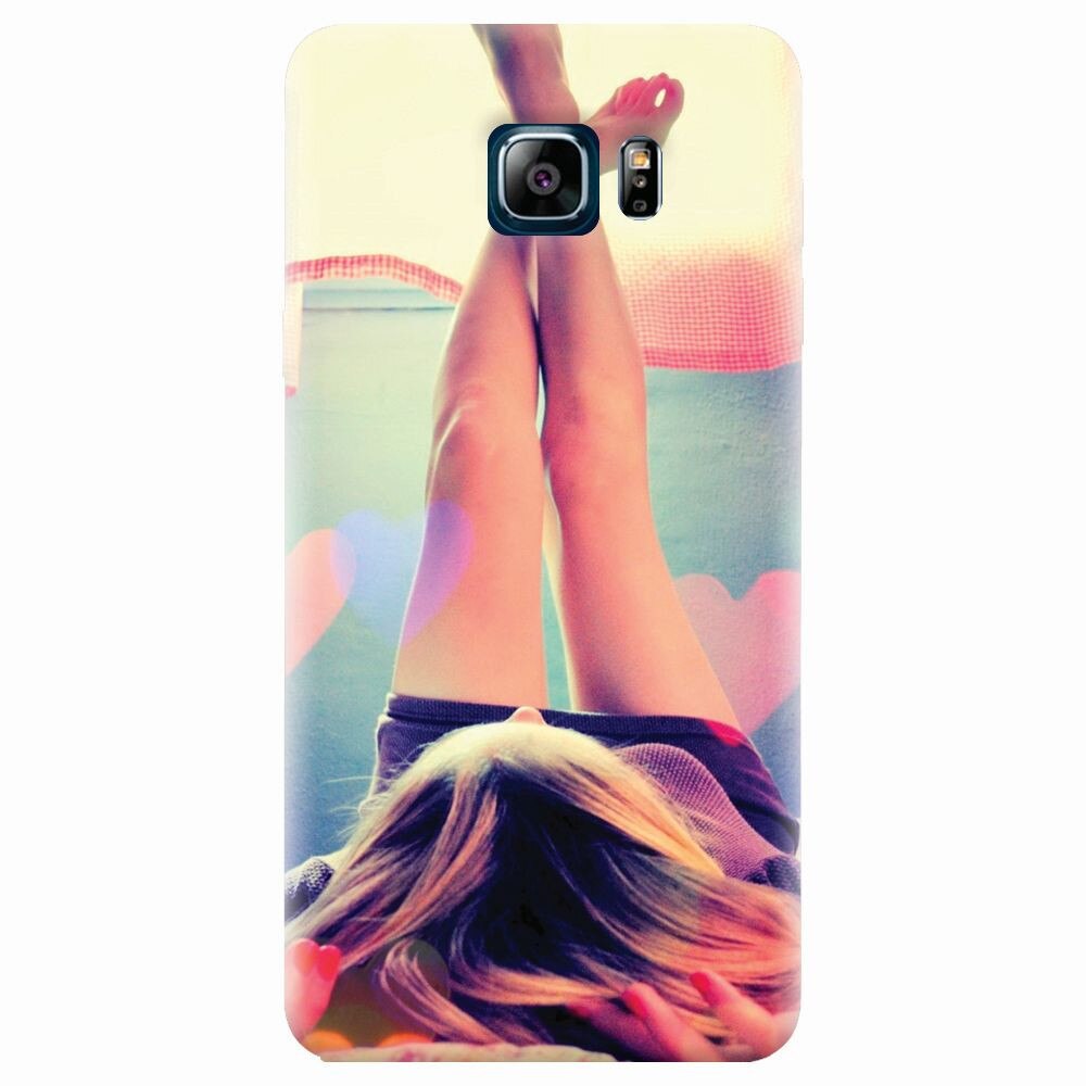 Husa silicon pentru Samsung Galaxy Note 5, Relax Girl