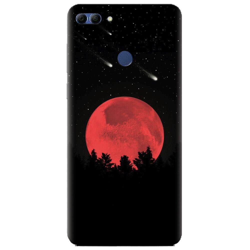 Husa silicon pentru Huawei Y9 2018, Blood Moon