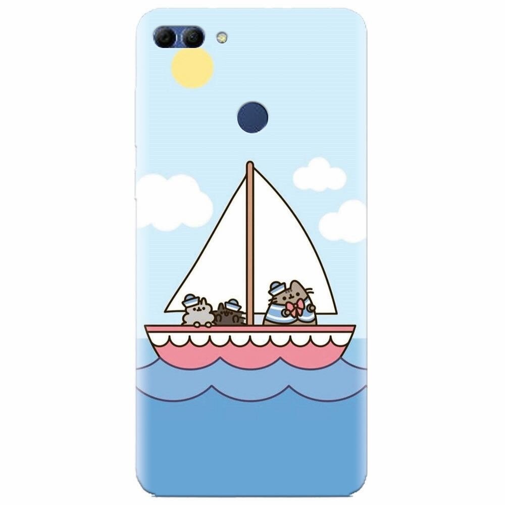 Husa silicon pentru Huawei Y9 2018, Happy Sailors
