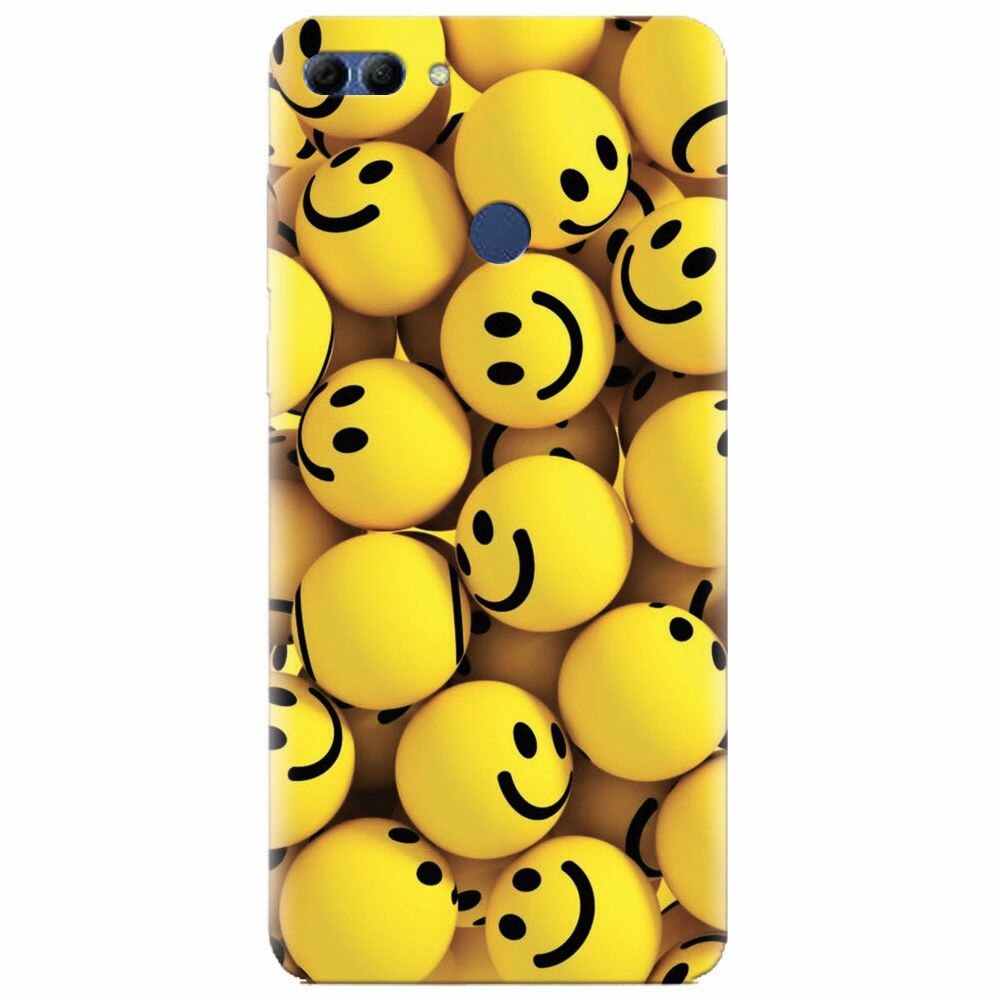 Husa silicon pentru Huawei Y9 2018, Smiles 002