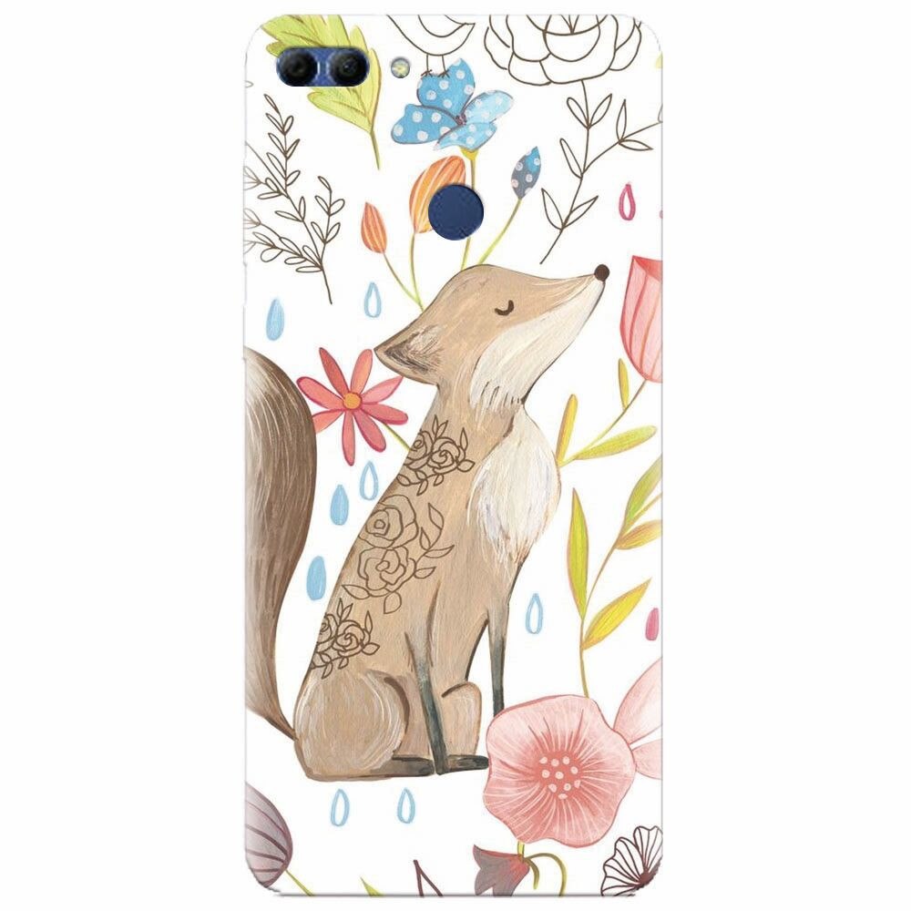 Husa silicon pentru Huawei Y9 2018, Fox