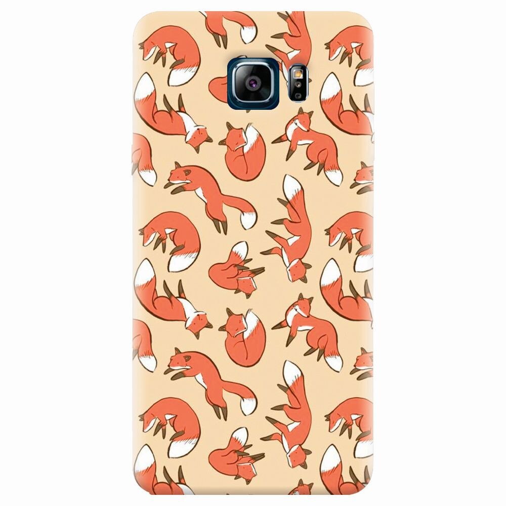 Husa silicon pentru Samsung Galaxy Note 5, Red Foxes