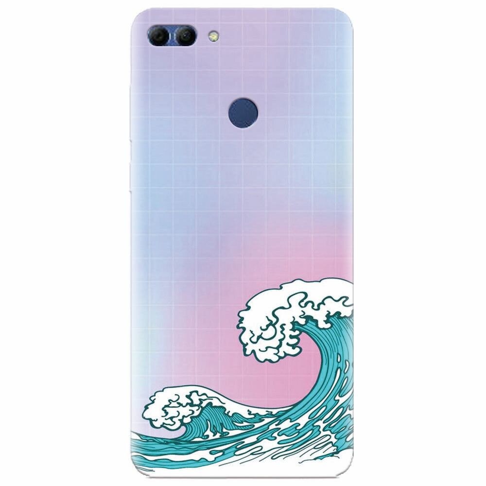 Husa silicon pentru Huawei Y9 2018, Waves