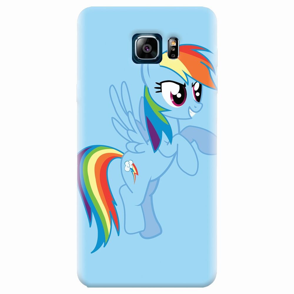 Husa silicon pentru Samsung Galaxy Note 5, Rainbow Dash