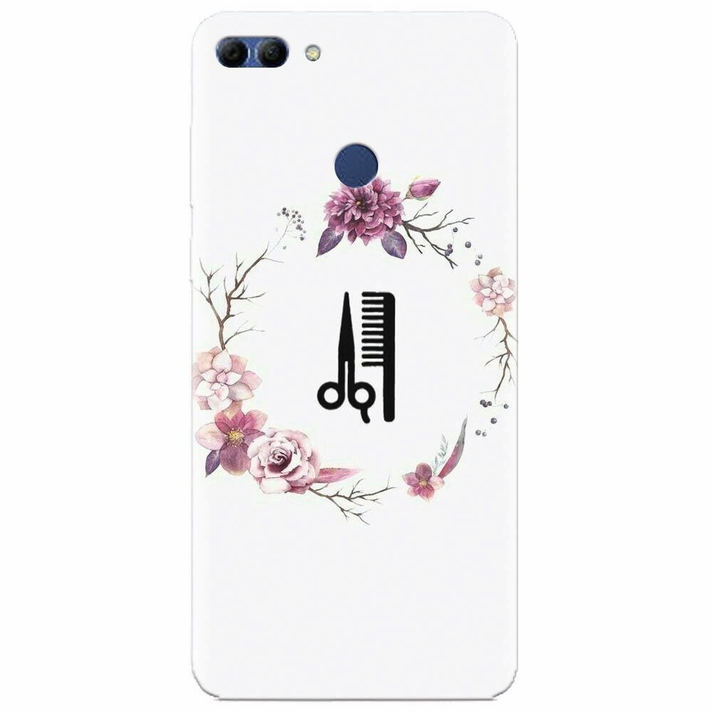 Husa silicon pentru Huawei Y9 2018, Icon Barber