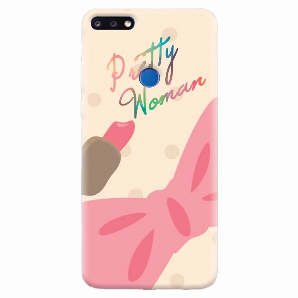 Husa silicon pentru Huawei Y7 Prime 2018, Cute Girly