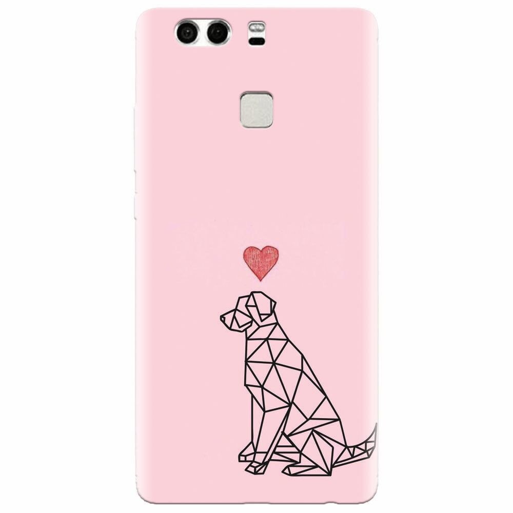 Husa silicon pentru Huawei P9 Plus, Love Dog