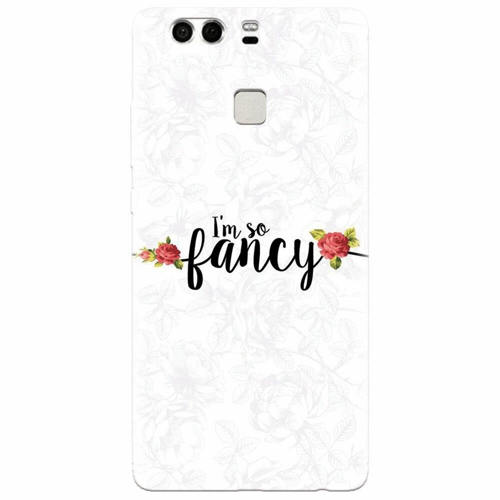 Husa silicon pentru Huawei P9, Im So Fancy Floral