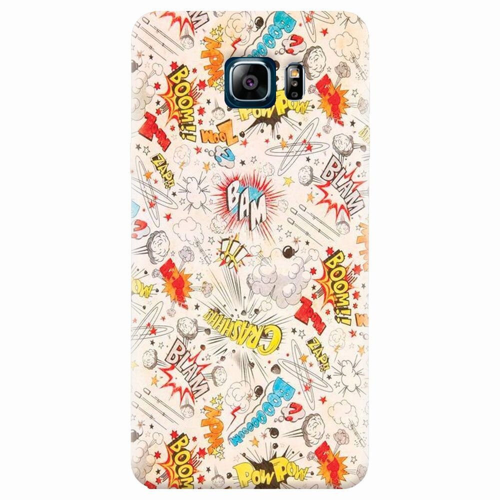 Husa silicon pentru Samsung Galaxy Note 5, Vintage Comic