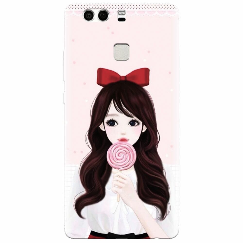 Husa silicon pentru Huawei P9 Plus, Girly 001