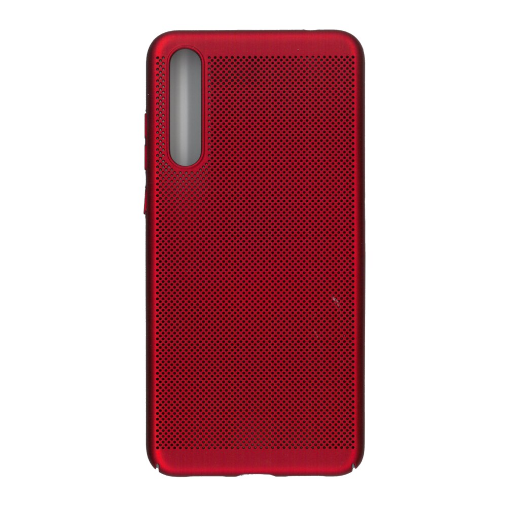 Husa de protectie spate, EuroCell Air, cu perforatii pentru Huawei P20 Pro, rosu