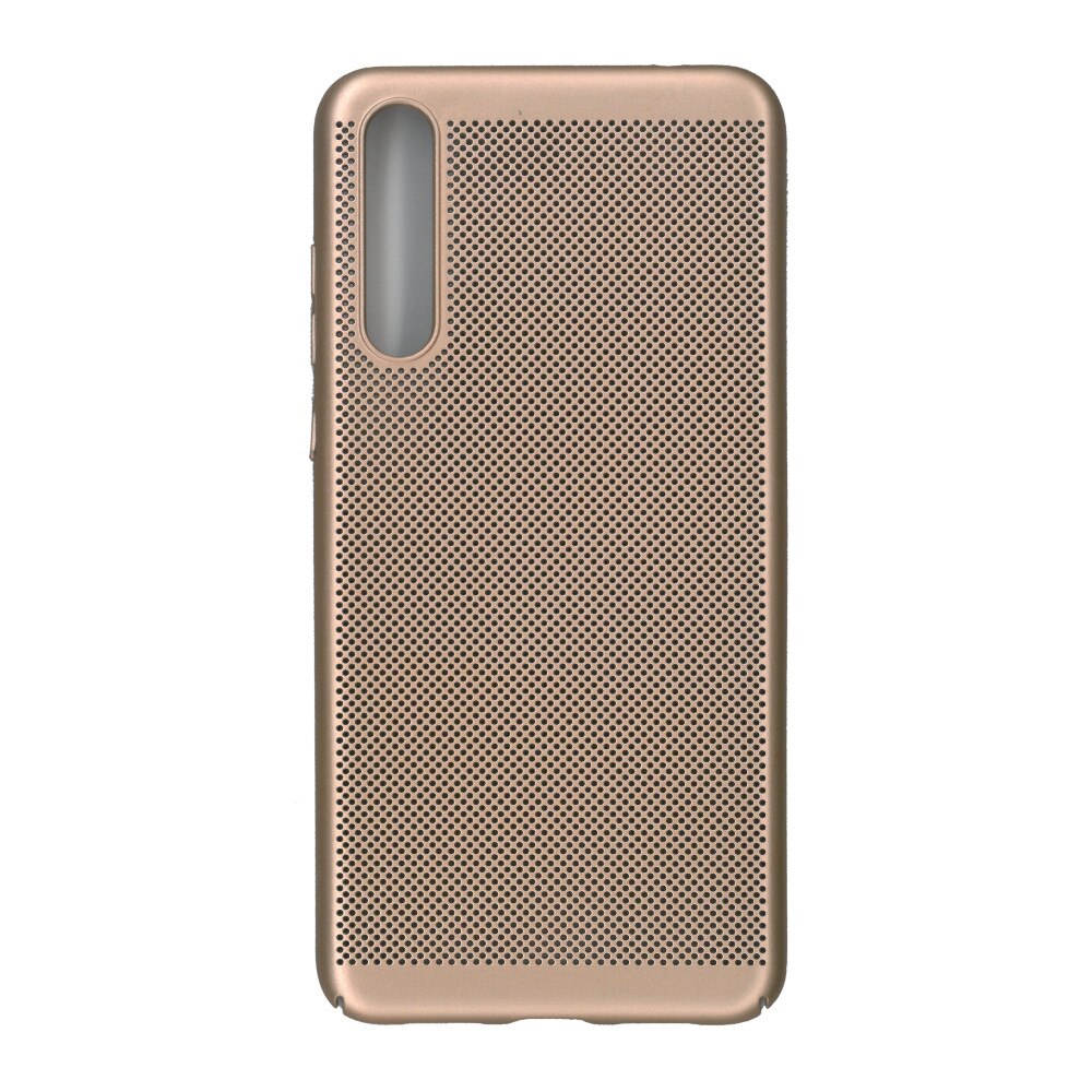 Husa de protectie spate, EuroCell Air, cu perforatii pentru Huawei P20 Pro, auriu