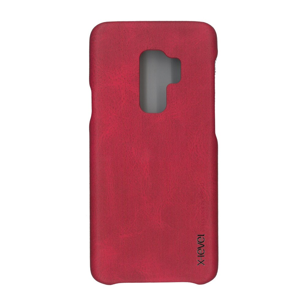 Husa de protectie X-Level Vintage pentru Samsung Galaxy S9 Plus, rosu