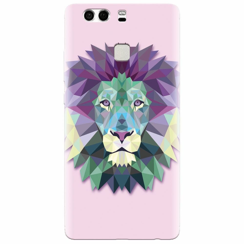 Husa silicon pentru Huawei P9 Plus, Polygon Lion