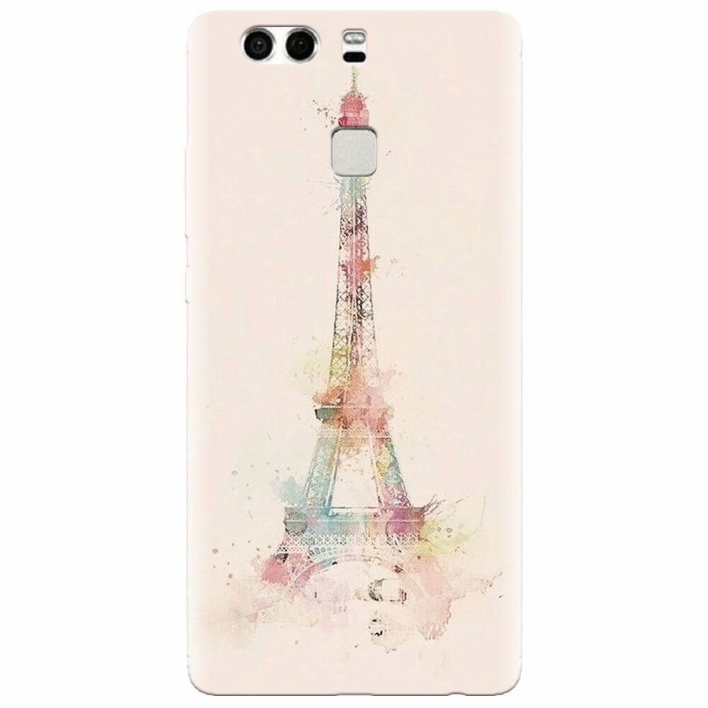 Husa silicon pentru Huawei P9, Eiffel Tower 001