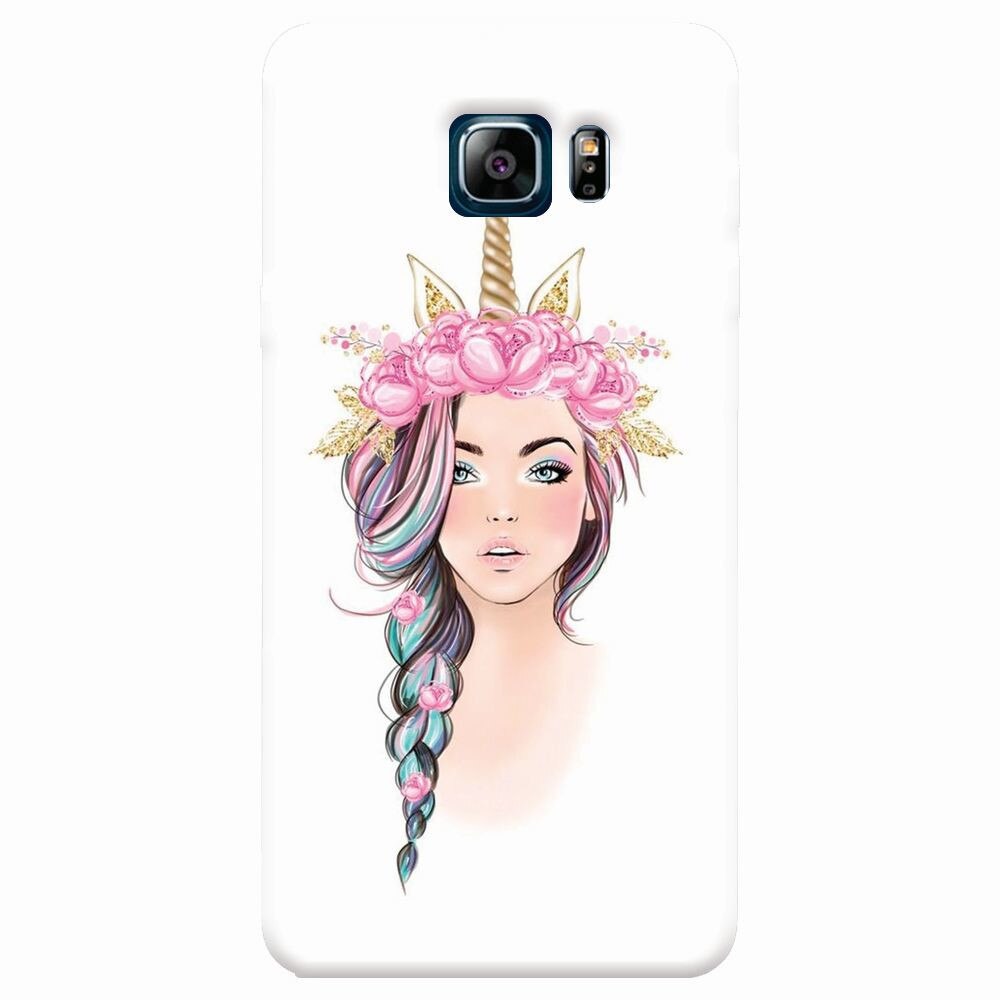Husa silicon pentru Samsung Galaxy Note 5, Unicorn Girl
