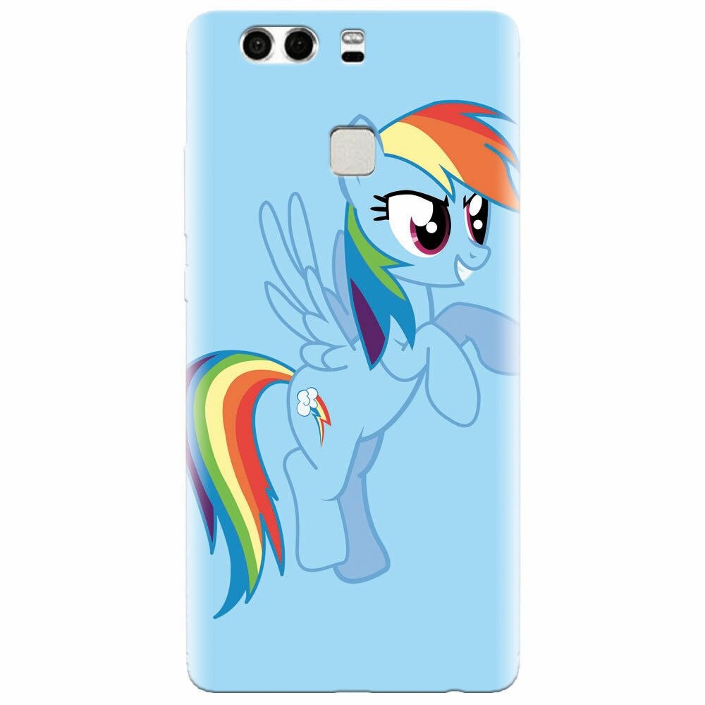 Husa silicon pentru Huawei P9 Plus, Rainbow Dash