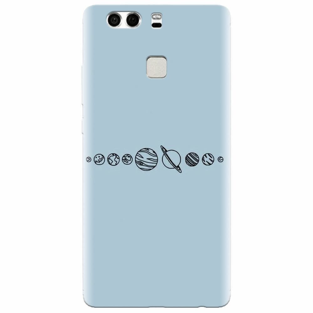 Husa silicon pentru Huawei P9, Planets