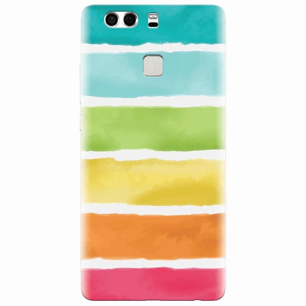 Husa silicon pentru Huawei P9, Watercolors